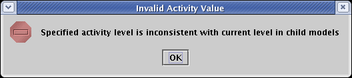 Invalid Activity Error