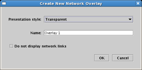 Overlay Creation Dialog