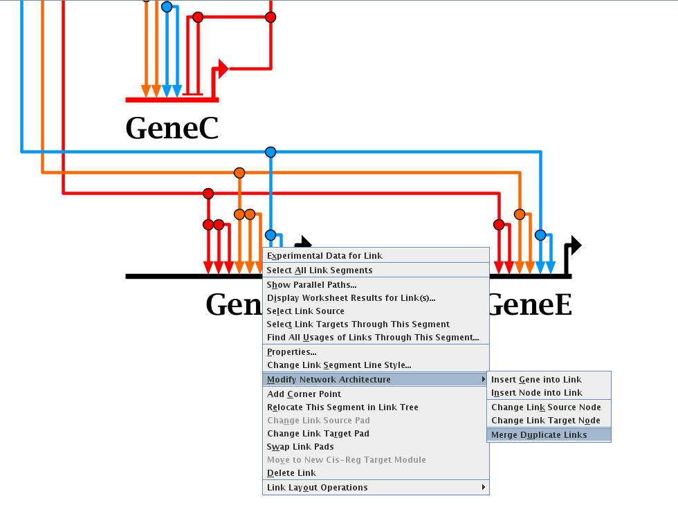 BioTapestry: Merge Links